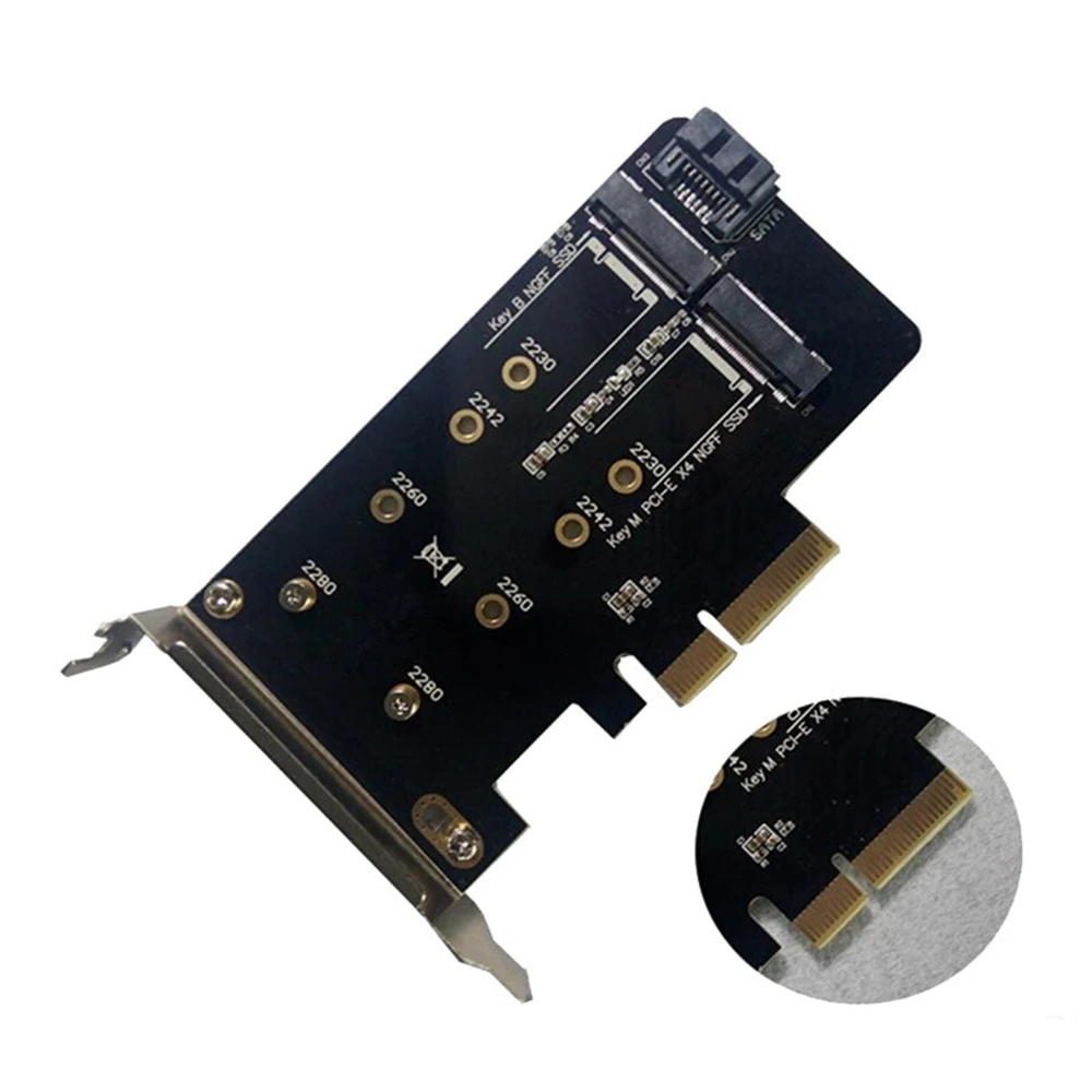 Адаптер M.2 плата расширения адаптер NVME PCIE SSD PCI E Express X4 M для 2230 2280 M2 SSD|Внутренние