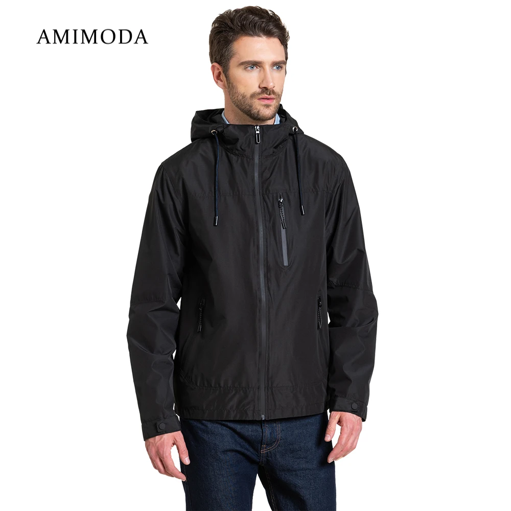 Ветровка мужская Amimoda 10024-01 черный | Мужская одежда