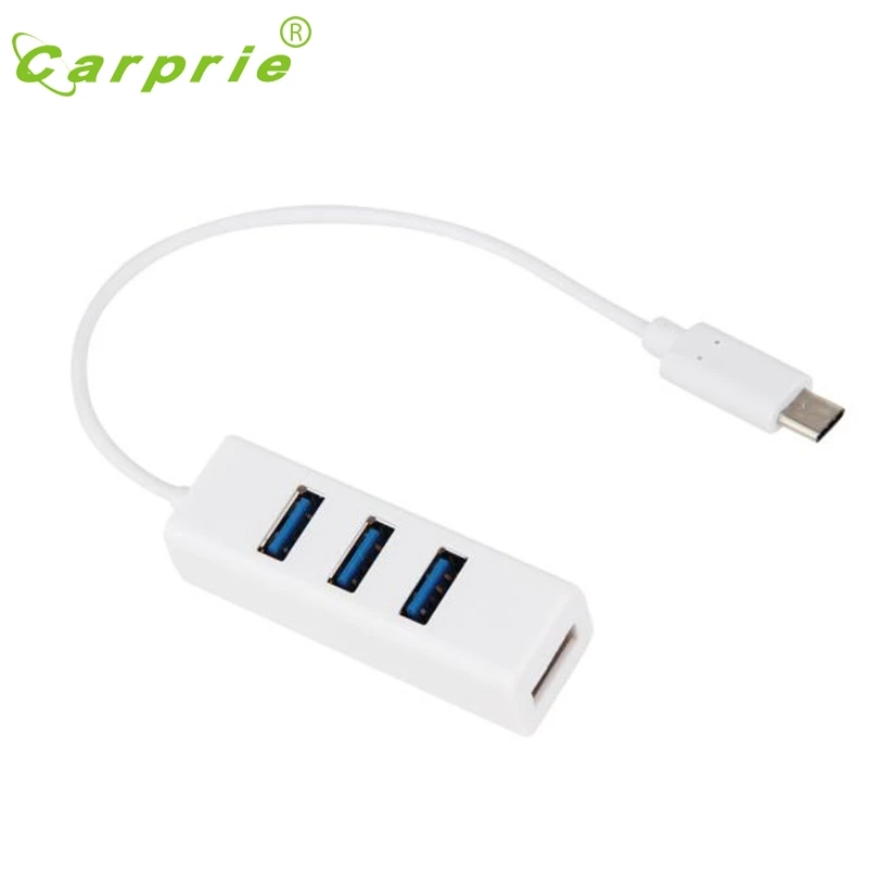 CARPRIE Тип с разъемами типа C и 4-Порты и разъёмы USB 3,0 док-станция USB 3,1 адаптер для ПК Apple Macbook 12 BK Jan17 MotherLander