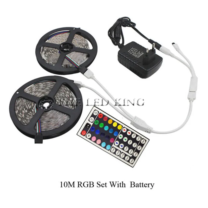 5 м 10 15 М 5050 Светодиодная лента 12 В постоянного тока RGB гибкая с ИК пультом