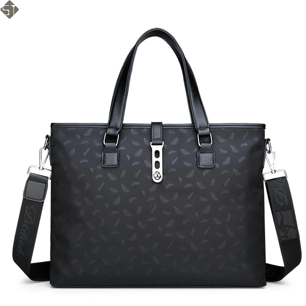 

Promotion Simple Famous Brand Business Men Briefcase Bag Luxury PU Leather Laptop Bag Man Shoulder Bag bolsa maleta Famous Desig