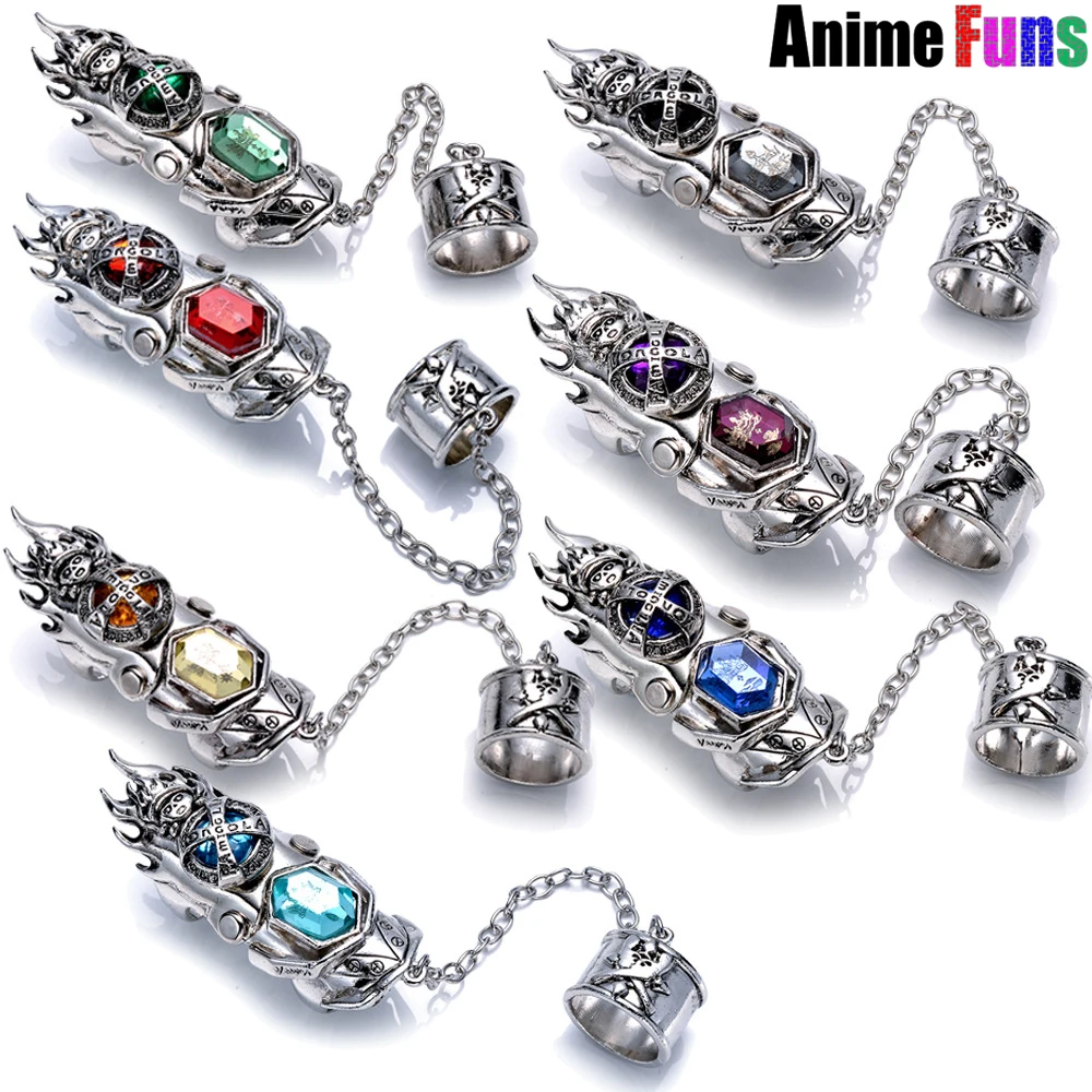 7 Types Anime Hitman Reborn Katekyo Vongola Family Logo Ring Finger Ring With Box Cosplay Gift Wedding Jewelry Drop Shipping Finger Ring Logo Ringrings With Box Aliexpress