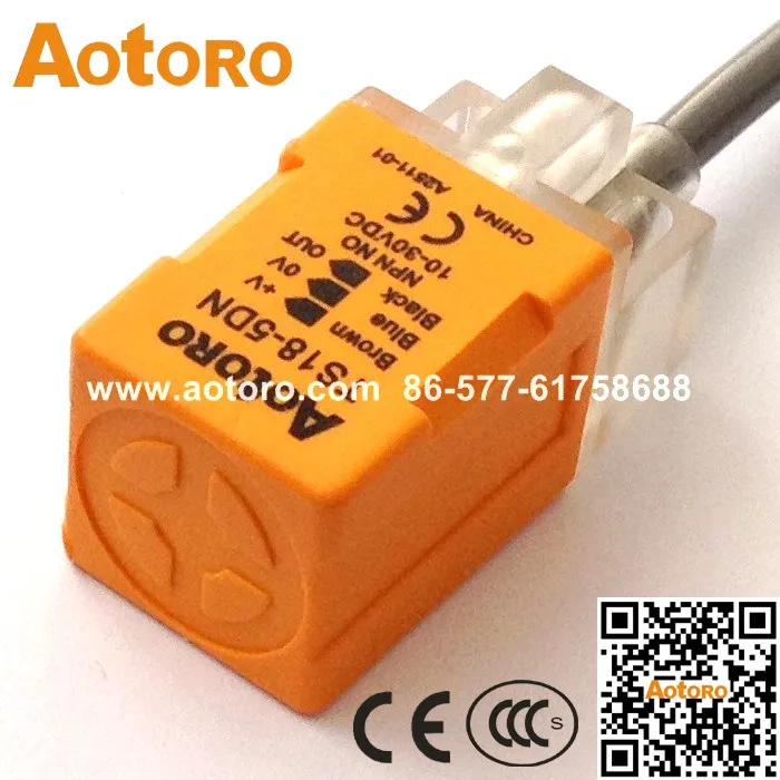 Aotoro Detector Sensor Ts18 5dn Inductive Proximity Sensor 3