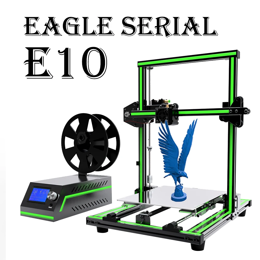 Anet E16 E10 E12 FDM 3D مجموعة الطابعة عالية الدقة Z-محور المسمار مزدوج Reprap Prusa I3 سطح المكتب 3D طابعة DIY مع PLA خيوط