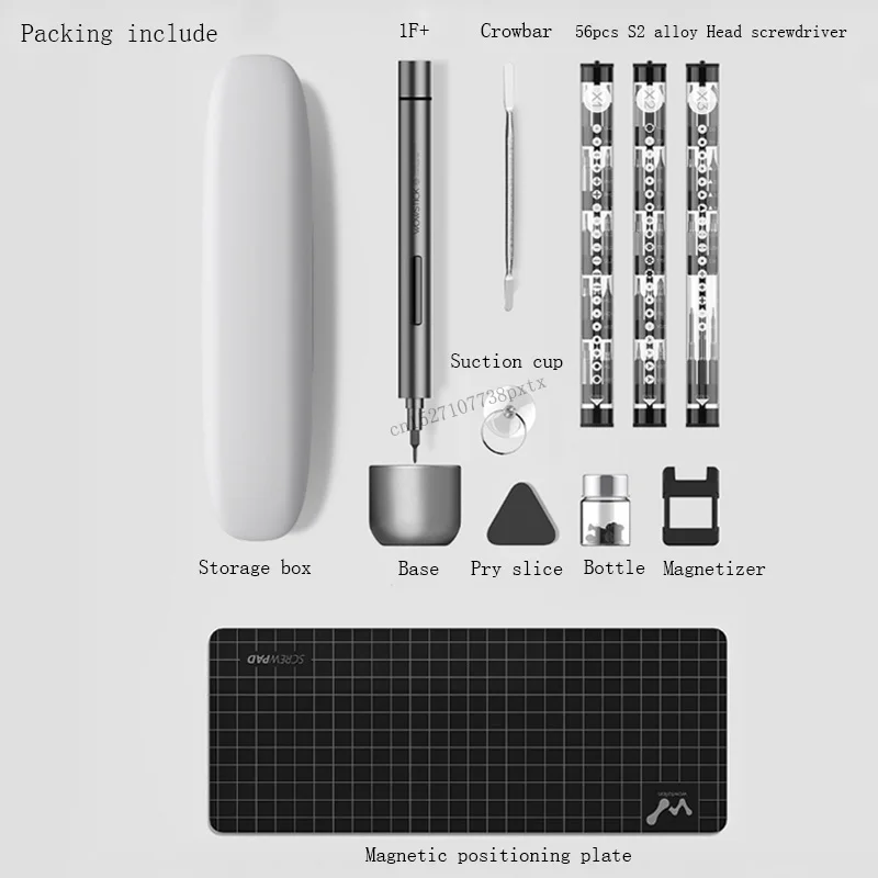 XIAO mi jia Wowstick 1F+ 64 в 1 Электрический винт mi driver Беспроводная литий-ионная Зарядка светодиодный шуруп mi jia driver kit