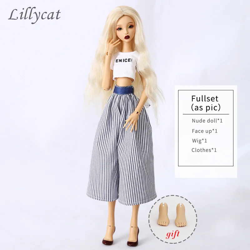 Новое поступление куклы BJD 1/4 Lillycat эллана луна фигурки тела из смолы MSD голая