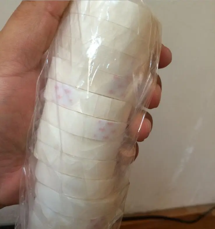 1 Roll Water Proof Double Sided PU Hair Extension Human Wig Adhesive Glue Tapes