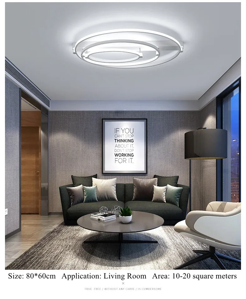 led ceiling light modern lamp living room lighting fixtures 5