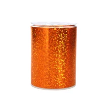 Быстрая 200 ярдов 75 мм бронзовая голографическая покрытая фольгой grosgrain лента, добро пожаловать на заказ