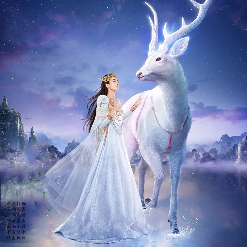 Film Monkey King 3 Zhao Liying Wanita Raja Wanita Hanfu Kostum Kostum Peri Tv Bermain Tahap Kinerja Hanfu Hanfu Costume Stage Performancetv Play Aliexpress
