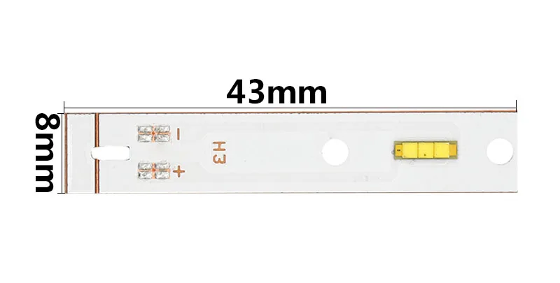 10 шт./партия, H1, H3, H7, 18 Вт, 9-12 В, автомобильная лампа, фары 6000 K, высокомощный светодиодный фонарь для автомобиля, запчасти для ремонта и DIY светодиодный комплект печатных плат