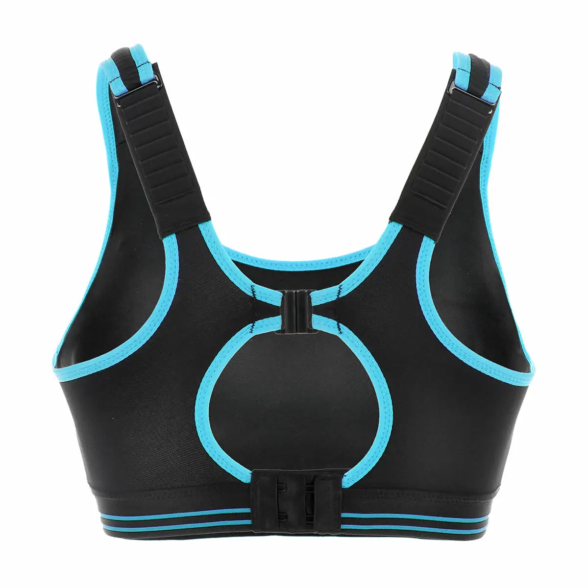 Women's High Impact Wireless Support Cool Racerback Gym Active Non Padded Sports Bra