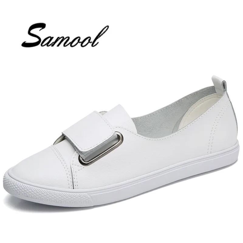 white leather flats womens