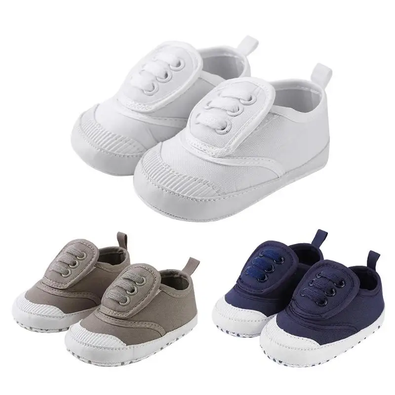 

Baby Shoes Cute Newborn Baby Boys Girls Canvas Infant Toddler Anti-slip Shoes Sports Sneakers First Walkers for 12-18M