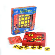 Игрушек! Пластиковая игрушка игра-головоломка go getter цена& dragon Intelligence квадратный ход логика мышление лабиринт доска подарок на день рождения