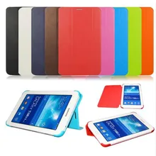 Cuero de LA PU de la Cubierta Elegante Del Soporte Para Samsung Galaxy Tab 4 7.0 T230 T231 T235