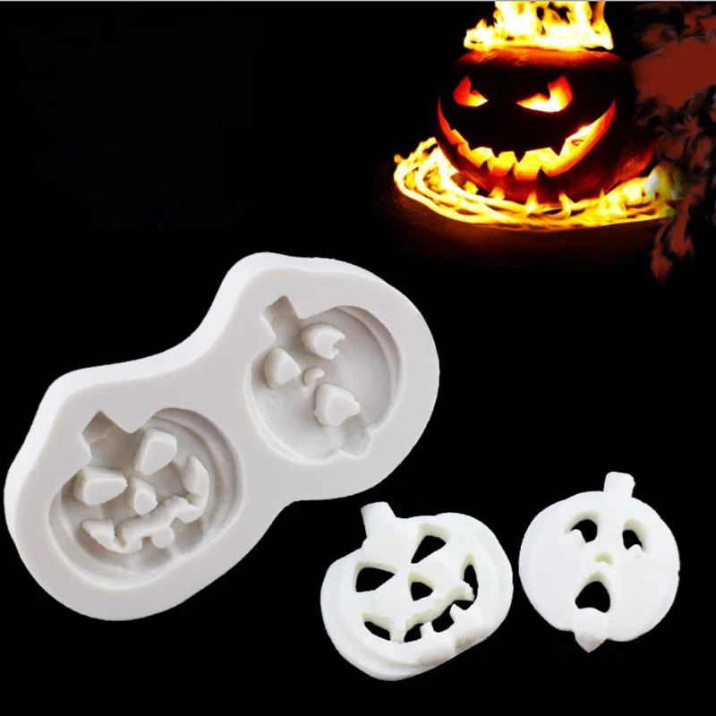 

Wacky Pumpkin for Halloween Silicone Mold Fondant Mould Cake Decor Tool Chocolate, Gumpaste Mold, Sugarcraft ,Kitchen Gadgets