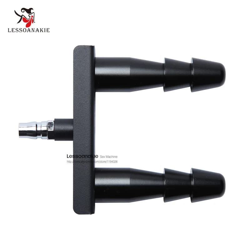 E05 Metal Double Vac u Lock font b Dildos b font Holder Distance Adjustable Quick Connector