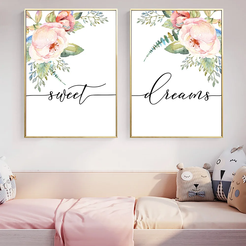 

Quotes Posters And Prints Flowers Canvas Prints Minimalist Canvas Painting for Living Room Pictures Quote Poster Unframed
