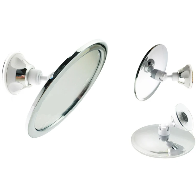 360 Вращающаяся ванная комната мощная присоска зеркала для ванной Fogless Ванна Душ зеркала Анти-туман Макияж Зеркало с бритвой держатель