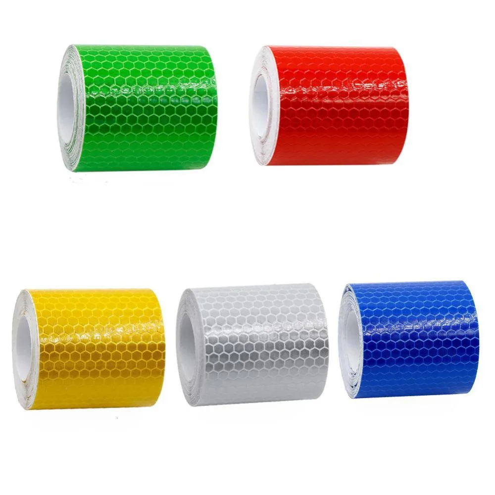 

3 M Car styling Reflective Safety Mark Tape Sticker Self Adhesive Warning Reflective Film In Dark Effective Prevention Accident