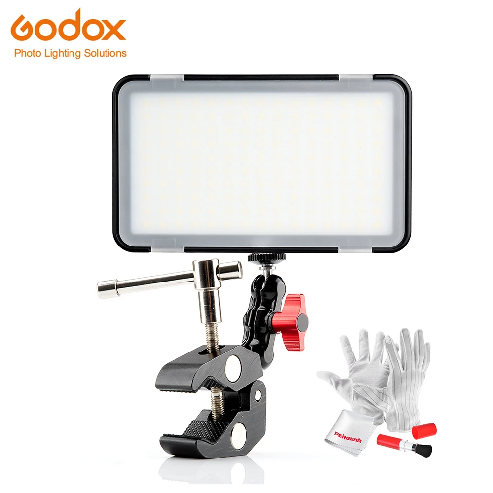 

Godox LEDM150 Mobile Phone Video Light Max Power 9W 5600K with USB Power Charge for iPhone Camera with Magic Arm Mount Adapter