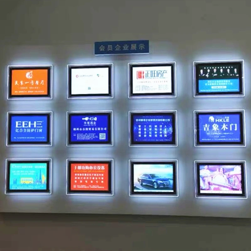 15pcs A4 Size Real Estate Agent Indoor Wall Mounted Led Acrylic 15pcs A4 Size Real Estate Agent Indoor