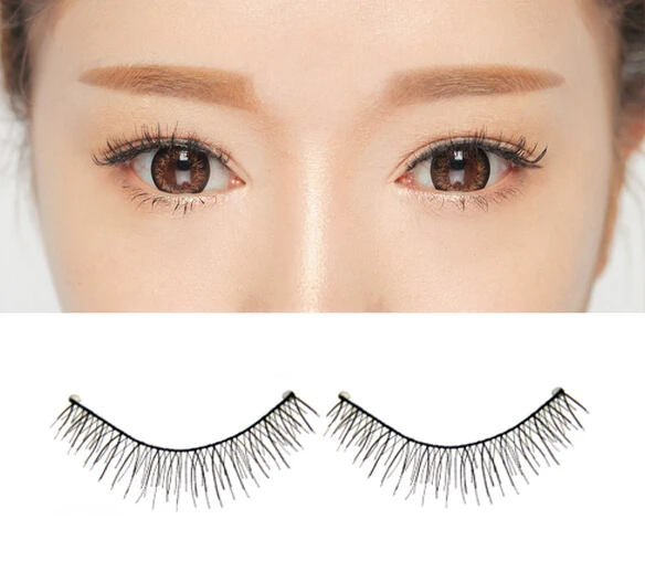 10pair/set Thick False Eyelashes/Silk Eye Lashes Natural