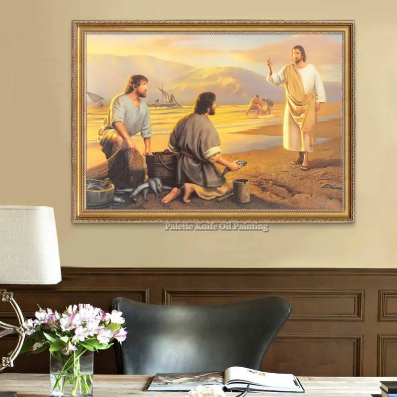 

Jesus Christ Jesus Canvas Posters and Prints Wall Art Pictures for living room Home Decor cuadros decoracion Oil painting 140