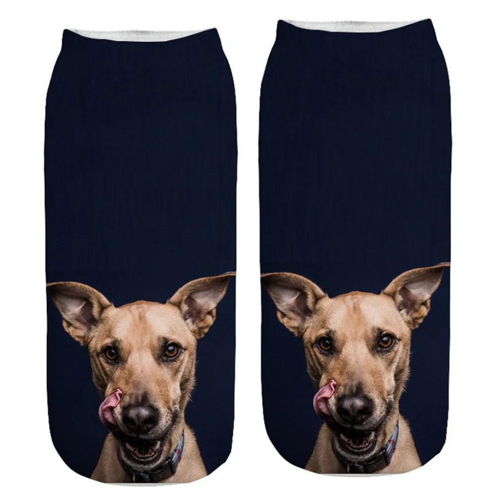 

Womens Socks Women 3D Cartoon Funny Crazy Cute Dogs Amazing Novelty Print Ankle Socks Comfortable Sports Breathable Socks #32
