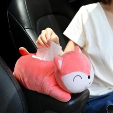 7 Стильная обувь милый мультфильм автомобиль коробка ткани держатель плюшевые автомобильной навесное заднее сиденье Бумага Подставка-башня сумка