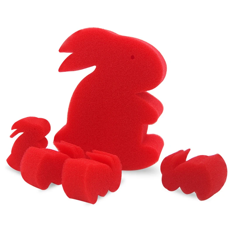 Miracle Red Sponge Ball To Bunny Rabbit Amazing Magic Trick Props Set 
