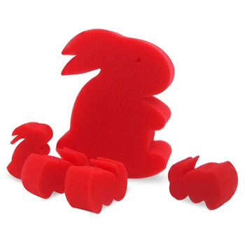 

1set Multiplying Sponge Rabbit To Jumbo (1set=5pcs) Magic Tricks Appearing Magica Close Up Gimmick Props Funny Toys for Children