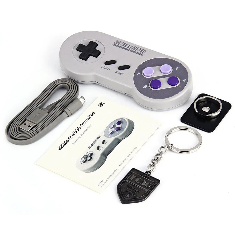 

8Bitdo SNES30 Wireless Bluetooth Game Controller Joystick Gamepad Retro Design For iOS Android PC
