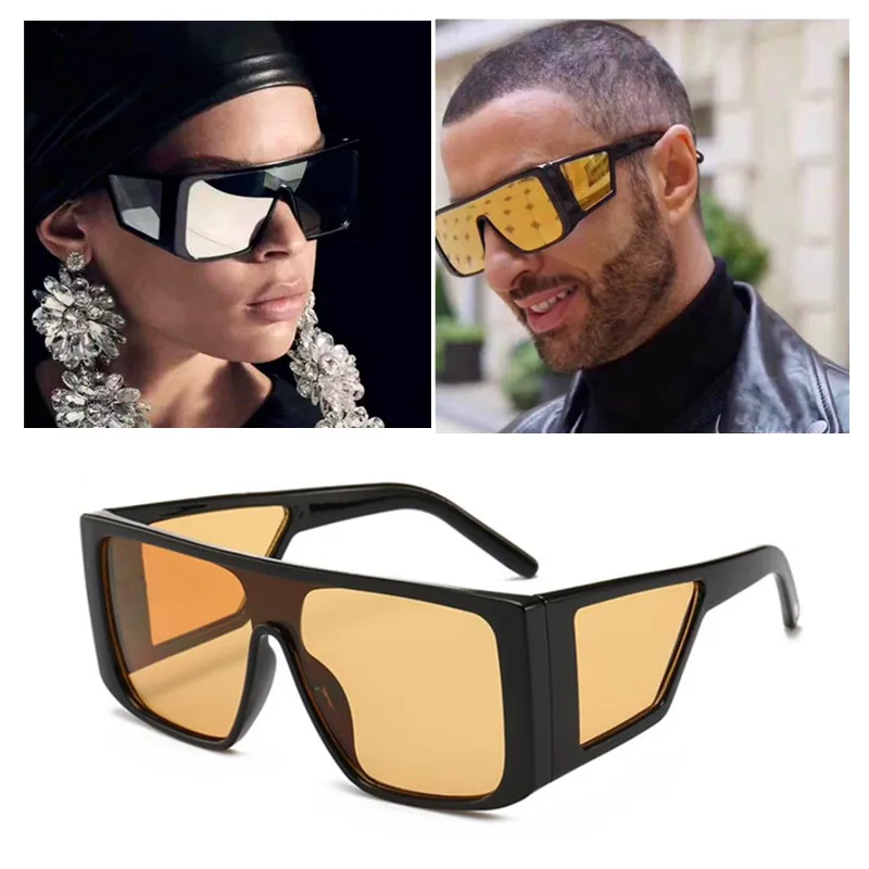 

HBK Big Frame Square Sunglasses Men Oversized Fashion Sun Glasses for Women High Quality Sport Gafa oculos de sol feminino UV400