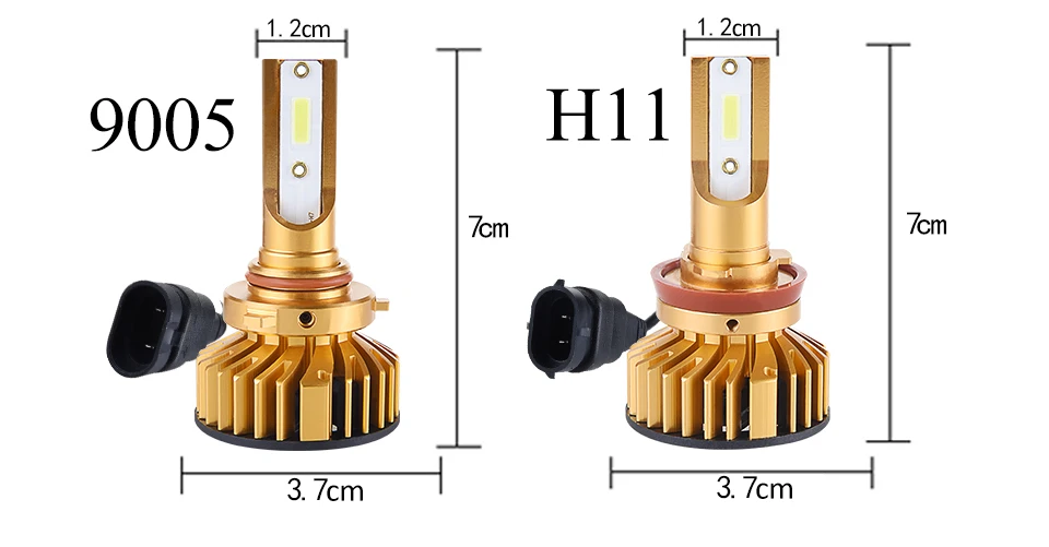 AcooSun светодиодный H4 H7 светодиодный мини Canbus для автомобильных фар комплект светодиодный 3000K 4300K 6500K 8000K 72W фары для 10000LM H1 H11 9005 HB3 9006 HB4 H8 H9