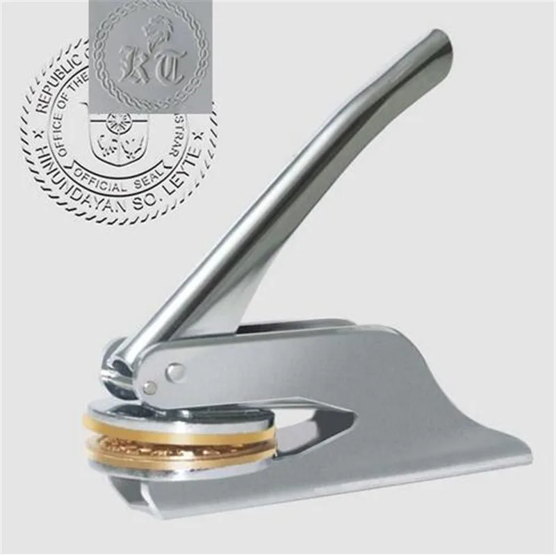 

Hot customize Embossing stamp with your logo,Personalized Embossing Seal for Letter head Wedding Envelope Leather