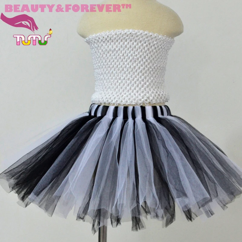 black and white tutu skirt