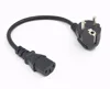 Cables de alimentación CEE7/7 a IEC C13, 10A, 250V, H05VV-F, 0,75mm, Cable de alimentación corto a C13, 1 pies/30cm ► Foto 1/3