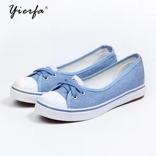 Spring light canvas shoes women shoes slip on Korean tide students set foot pedal flat shoes