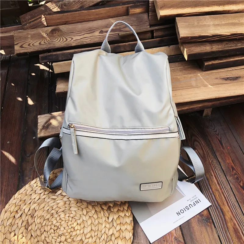 Menghuo 2019 Casual Nylon Backpack Women High Capacity School Backpack for Teenager Girls Ladies Travel Backpacks Mochilas Bolsa (12)