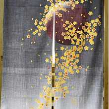 Принимаются индивидуальные заявки) Корея/Япония/Китай суши Ресторан кухонные подвесные занавески-Закат(85x150 см