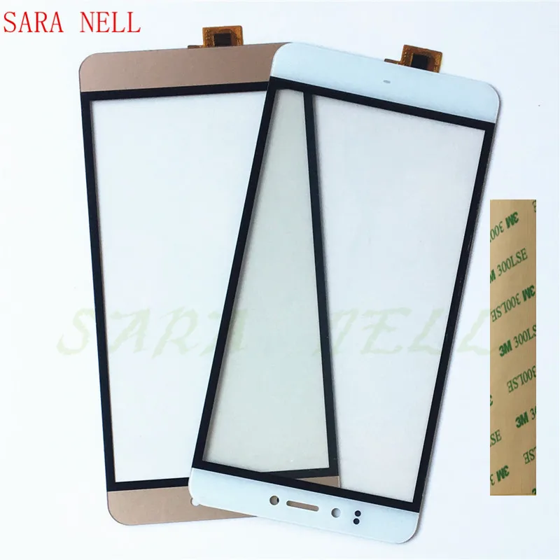

SARA NELL Phone Touch Screen Sensor Panel Digitizer For Prestigio Muze E3 Muze D3 PSP3530 PSP3531 PSP3531 Duo Front Glass +tape