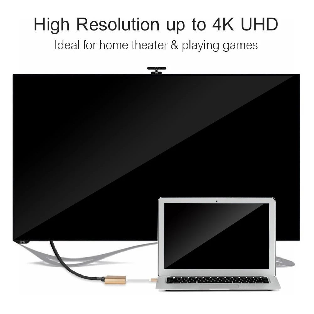  Wholesale 3 in 1 USB 3.1 Type C to 4K HDMI USB 3.0 Hub Adapter Cable Converter Connector 