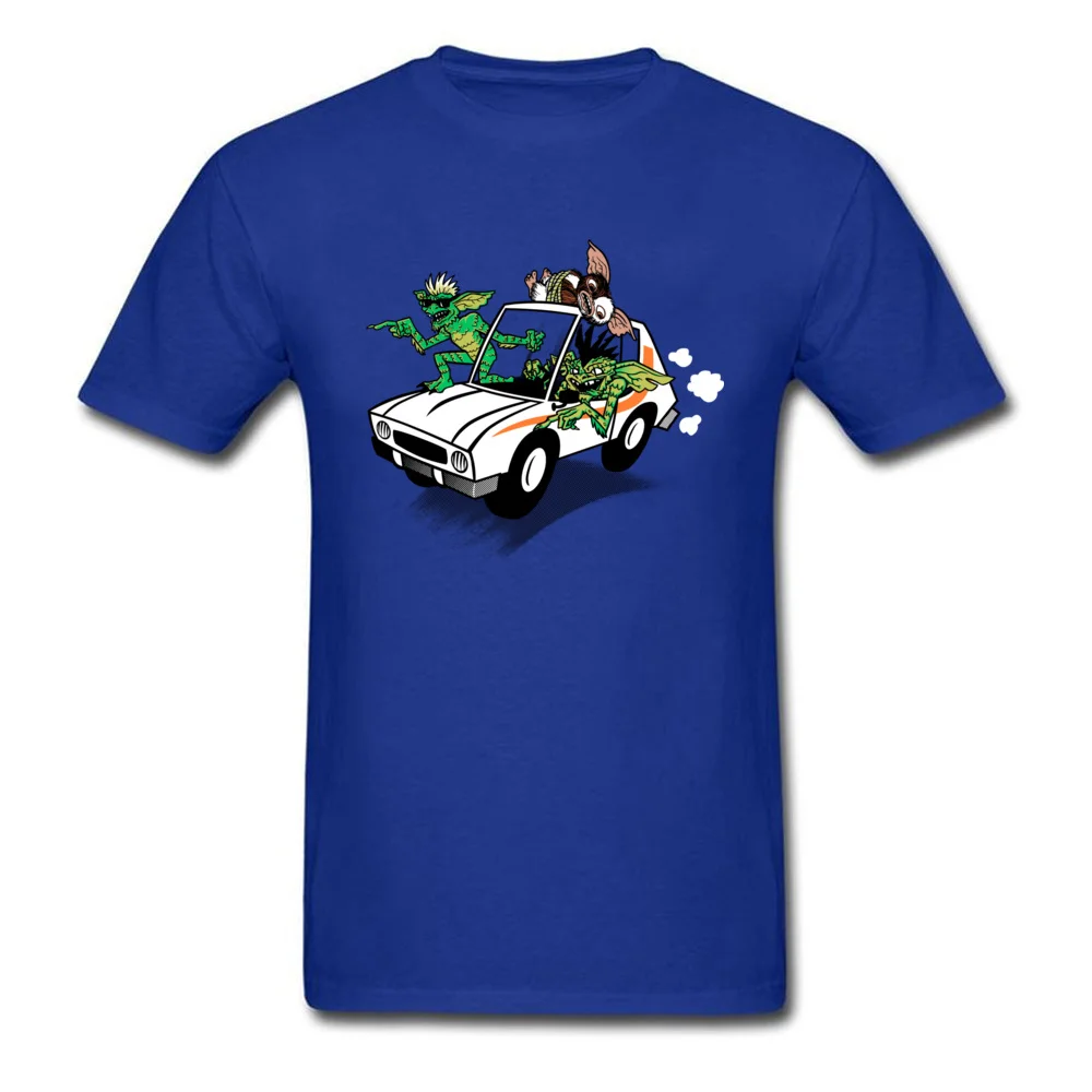 Normal Gremlinz Party Short Sleeve Labor Day Tops & Tees Retro O-Neck 100% Cotton T Shirts Men T Shirt Wholesale Gremlinz blue