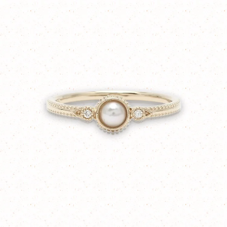 

Natural White Pearl Distinguish Simple 925 Sterling Silver Ring
