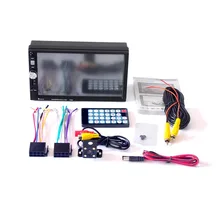 7 Inch 7080B Car Video Player with Touch Screen Bluetooth Stereo Radio Car MP3/MP4/MP5 Audio USB With Rearview Camera And Remoto