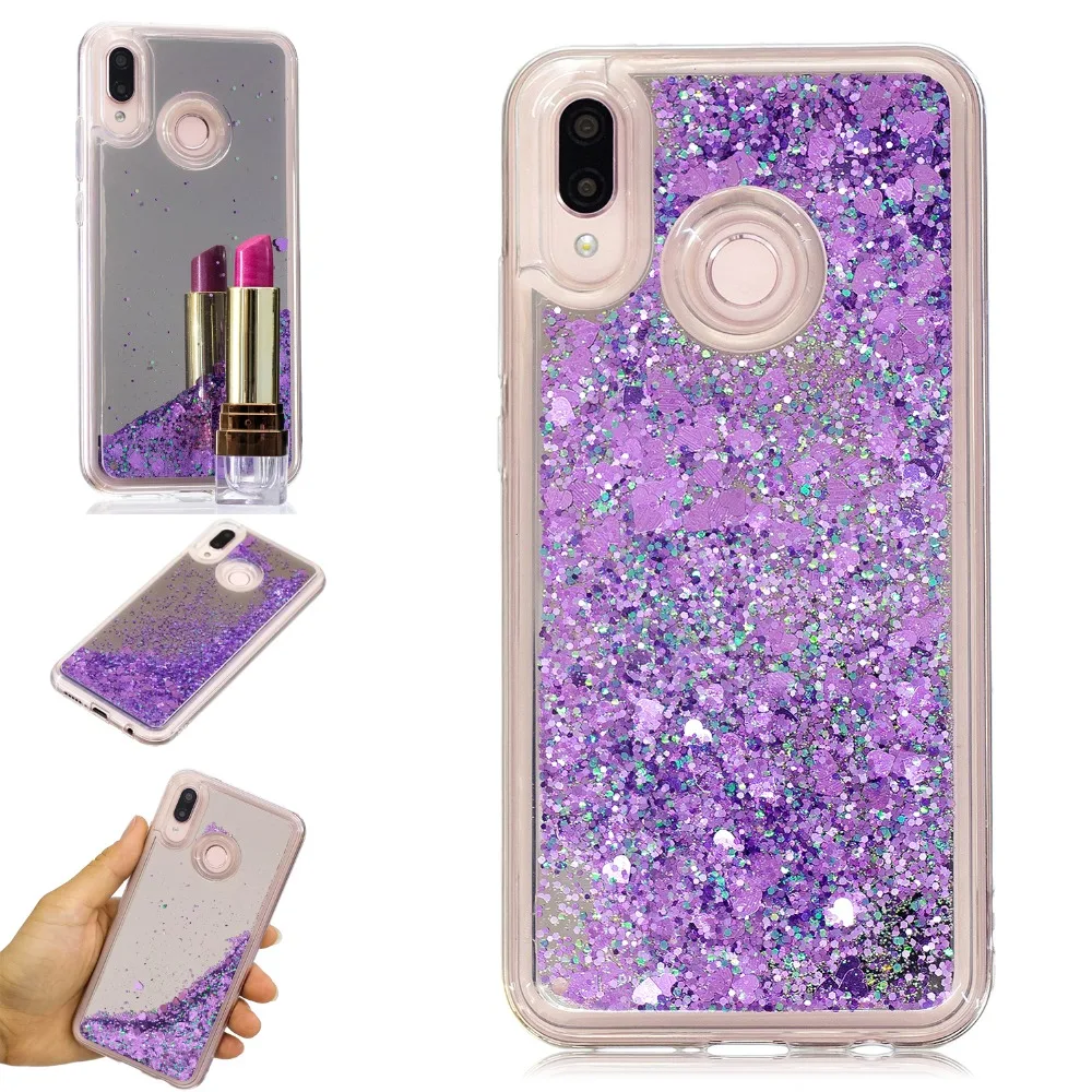Case global quicksand phone case  for huawei p10 lite p20 p20 lite p20 pro Coque Liquid Silicone Soft TPU Phone covers(8)