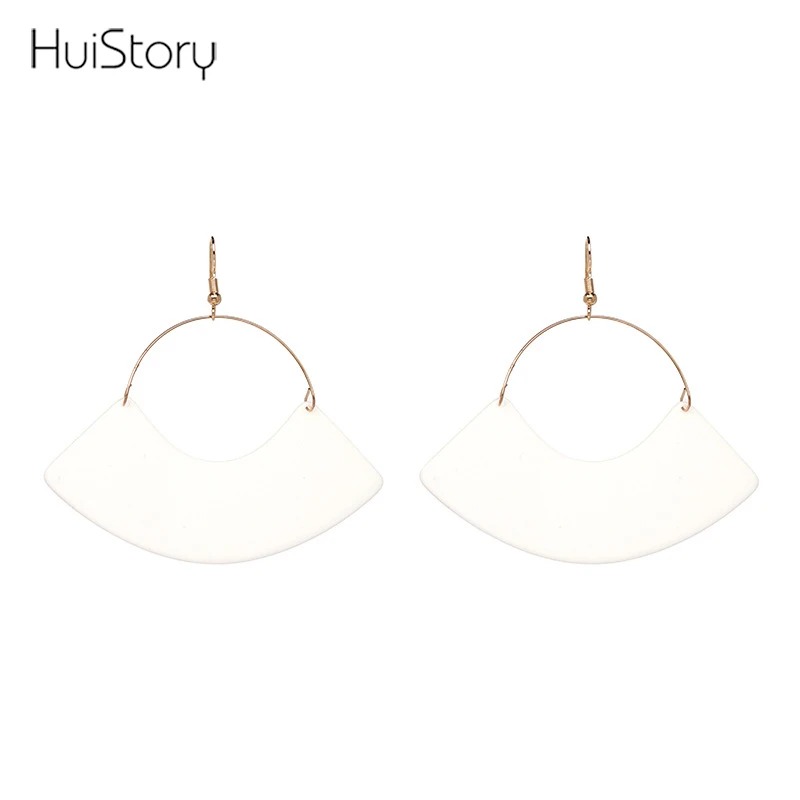 HUISTORY новые серьги Модные ювелирные изделия винтажные длинные висячие