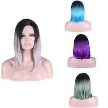 100% Brand New and High Quality! 38CM Cosplay Woman Natural Party Wig Short Full Lace Hair Fashion Synthetic Wig Gift dropship 100% Brand New and High Quality! 38CM Cosplay Woman Natural Party Wig Short Full Lace Hair Fashion Synthetic Wig Gift dropship